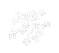 PHILSP Bralette Buckle 10 x Craft Plastic Rectangle Tap Hooks & Clasp Sewing On Swimsuit Bra BIKINI Transparent 14mm