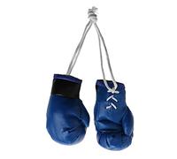 PHILSP Mini Boxing Gloves Miniature Punching Gloves Holiday Christmas Ornament Hanging Decoration or Souvenir Display,for Home Blue