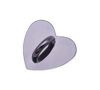 PHILSP Mobile Phone Finger Ring Stand Holder Hooks Love Heart-shaped Square Buckle Mobile Phone Case Charms Clasp Accessories Black B