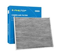 PHILTOP Cabin Air Filter, Replacement for CF10728, Elantra 2007-2016, Forte 2014-2018, Accent 2008-2011, Premium ACF039 Cabin Filter with Activated Carbon Clean Airflow, Filter Up Dust Pollen