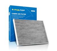 PHILTOP Cabin Air Filter, Replacement for Rogue (2008-2013), Rogue Select (2014-2015), Sentra (2007-2012), Premium ACF050(CF10550) Cabin Filter with Activated Carbon, Filter Up Dust Pollen