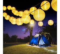 PhilzOps Solar Fairy Lights Lantern Outdoor 6 m 30 LED Solar Lanterns Fairy Lights Warm White Waterproof Garden Lantern Lighting for Outdoor Balcony Yard Patio Wedding Home Christmas Decoration