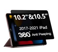 Phimoos 360° Full Coverage Privacy Screen Protector for iPad 9th/8th/7th Generation (10.2 Inch, 2021/2020/2019), Anti-Blue Light, Anti-Glare, Anti-Fingerprint, Case Friendly, 4-Way Anti-Spy Film