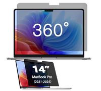 Phimoos 360° Full Coverage Privacy Screen Protector for Macbook Pro 14 Inch (2021-2025, M1/M2/M3/M4/M5/Pro/Max), HD Clarity, Anti-Blue Light, Anti-Glare, Ultra-Thin All Round Privacy Film Filter