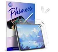 Phimoos Pack of 3 Paper Screen Protectors for iPad Air 11 Inch M4/M3/M2 (2026/2025/2024) + 2 Apple Pencil Replacement Tips, Designed for Natural Writing, PET Matte Paper Anti-Glare Screen Protector