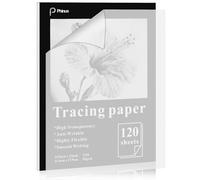 Phinus 120 Sheets Tracing Paper, 8.5”x11”, Translucent Vellum Paper Tracing Paper Pad for Sketching, Preliminary Drawing, Overlaying Images