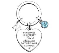 PHIOMUUE Encouraging Keyring Gifts for Women - A Thoughtful Way to Thank Family, Friends, BFFs, Colleagues, Coworkers, Bosses, and Teachers - Remind Them of Their Awesomeness (N)