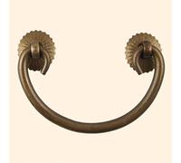 PhIree Bronze Style Bow Shaped Pull Handles,Round Drawers Knobniture Handle Pull Drawer Handles Brass for Cabinet Dresser 1 Pc (Full Length,75Mm,B,Bronze)/Bronze/Full Length,75Mm,B