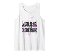 Phish and Chips Hacker Hacking Computer It Hack Tank Top
