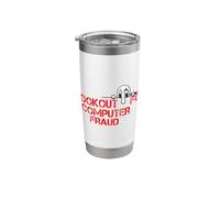 Phishing Survivor Cyber Security Awareness Stay Alert Stainless Steel Insulated Tumbler