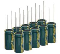 PHITUODA 10Pcs 50V 1000uF Capacitor 13x25MM Aluminum Electrolytic Capacitors for DIY Soldering Electronic Projects