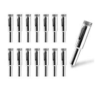 PHITUODA 15pcs 3/8-Inch / 10mm Diamond Drill Bits, Small Diamond Hole Saw Hollow Core Drill Bits for Glass Ceramic Porcelain Tiles Marble Granite Quartz