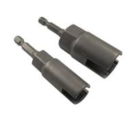 PHITUODA 2 Pcs 1/4" Hex Shank Power Wing Nut Drill Driver Set, 13mm & 19mm Hex Shank Nut Driver for Slot Wing Nuts Drills, Eye Bolts, Panel Screws