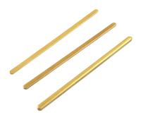 PHITUODA 3 Pack Guitar Brass Adjusting Nut Shims, Heightening Gasket 72x2.8mm Three Thicknesses of 0.5/1.0/2.0mm, Luthier Tool for Electric Guitars/Guitarists