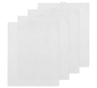 PHITUODA 4 Pcs Clear 7 Count Plastic Canvas Sheets, 10.5 x 13.5 Inch Plastic Mesh Sheet for Embroidery, Knit Crochet, Aquarium Divider, DIY Crafts