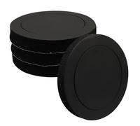 PHITUODA 4PCS 6.5 Inch Foam Speaker Enhancer, Self-Adhesive Speaker Foam Fast Rings Gasket, Universal High Rebound Sponge Bass Blocker Kit for Car Vehicles