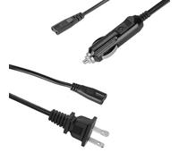 PHIWILLS 12V/24V Car Use, 110V Home/Office Use Power Cable for Electric Lunch Box, Portable Heating Bento Box Plug, Heated Lunchbox Replacement Power Cord Charger