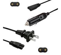 PHIWILLS 12V/24V Car Use, 110V Home/Office Use Power Cable for Electric Lunch Box, Portable Heating Bento Box Plug, Heated Lunchbox Replacement Power Cord Charger