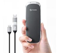 PHIXERO P10PRO External Portable SSD 512GB, Up to 1050MB/s, USB 3.2 Gen2, Includes 2-in-1 USB C Cable, External Hard Drive Portable NVMe SSD for iPhone 15+/Android/Windows/Mac, Black