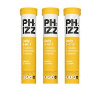 Phizz Electrolytes, Multivitamin & Hydration Tablets - 60 Effervescent Rehydration Electrolyte Tablets - 18 Vitamins & Minerals, Vitamin C, Vegan, Vegetarian & Low Calorie (Lemon, 60 Tablet)