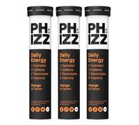 Phizz Electrolytes, Multivitamin & Hydration Tablets - 60 Effervescent Rehydration Electrolyte Tablets - 18 Vitamins & Minerals, Vitamin C, Vegan, Vegetarian & Low Calorie (Orange Energy, 60)