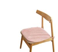 PHLCF 4PCS Plush Seat Cushions with Soft Pile Non-Slip Base with Ties for Dining and Office Chairs Warm and Comfortable (F 45 * 45cm/18 * 18in)