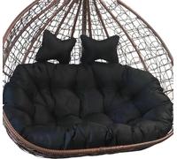 PHLCF Outdoor Egg Chair Cushion for 2-Person Hanging Swing Double Basket Replacement Cushion Hammock Chair Cushion (Only Cushion) - 67"x47" (K 170 * 120cm)