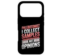 Phlebotomist I Collect Samples Not Opinions Clinical Lab Case for iPhone 17 Pro