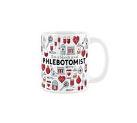 Phlebotomist Mug - Humorous Medical Themed Novelty Gifts - Tea/Coffee Hot Drinks White Ceramic Cup Present
