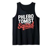 Phlebotomist Team Blood Draw Tech Group Phlebotomy Tank Top