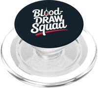 Phlebotomist Team Phlebotomy Coworkers Blood Draw Tech PopSockets PopGrip for MagSafe