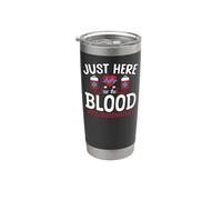 Phlebotomist Tech Technician Just Here for The Blood Stainless Steel Insulated Tumbler