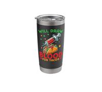 Phlebotomist Tech Technician Taco Will Draw Blood for Tacos Stainless Steel Insulated Tumbler