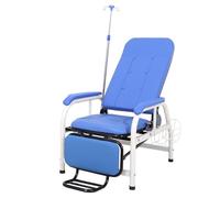 Phlebotomy Chair, Adjustable Armrest, Fully Reclining Blood Draw Chair for Waiting Room & Research Clinics, Semi-Reclining with Footrest
