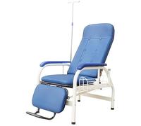 Phlebotomy Chair - Steel Frame Blood Draw Chair with IV Stand, Adjustable for Clinics and Labs, Comfortable Reception Waiting Room Seating