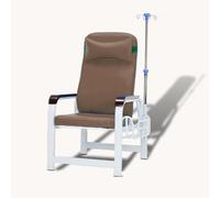 Phlebotomy Chair with Adjustable Recliner and IV Pole, Soft Padded Seat and Armrest for Comfort in Clinics and Nursing Homes