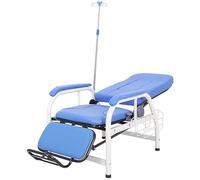 Phlebotomy Chair with Steel Frame, Leather Medical Blood Draw Chair with IV Stand Adjustable, for Labs, Clinics, Reception Waiting Room Bench
