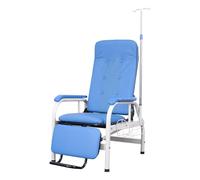 Phlebotomy Recliner Chair, Single with IV Pole Stand, Waiting Room Reception Chairs with Soft Padded Seat, for Labs,Fully Reclining pro Plus