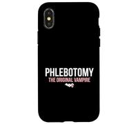 Phlebotomy The Original Vampire Clinical Lab Technician Case for iPhone X/XS
