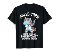 Phlebotomy Unicorn Blood Draw Tech Phlebotomist T-Shirt