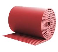 PHLEPS 10m/Roll Noise Insulation Soundproofing Foam, 5cm Thick Self Adhesive Sound-Absorbing Cotton, Acoustic Boards For Studio Home Cinema Ktv (Color : Red, Size : 30m/98.42ft)