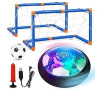 Phlivivi Hover Soccer Balls, 2 in1 Hover Football Toy Set with LED Star Night Light USB Rechargeable Bumper Sports Games Gift for Boys Age 6 7 8 9 10 11 12 Christmas Birthday Party Present