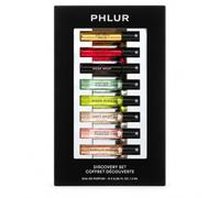 PHLUR Eau de Parfum Discovery Set for Women and Men - 8 Mini Perfume Samples with Golden Rule, Strawberry Letter, Rose Whip, Father Figure, Mood Ring, Soft Spot, Missing Person & Vanilla Skin, 8 x 2ml