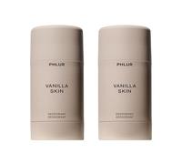 PHLUR Vanilla Skin Natural Deodorant, 1.76 Oz (2-Pack) - Aluminum Free Deodorant for Women & Men, Long Lasting Odor Protection with Vanilla, Sandalwood & Pink Apple, Deodorant Stick