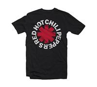 (S) Red Hot Chili Peppers T Shirt Classic Asterisk Band Logo new Official Mens Black
