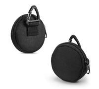 PHMING Pack of 2 Women's Mini Purses, Waterproof Oxford Fabric Coin Purses, Coin Purse with Carabiner Can Hold Headphones, Data Cable, Keys