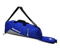PHNIX Sport Equipment Bag - Tote Bag for Baseball, T-Ball and Softball Equpiment - Holds Bat, Helmet, & Glove (Blue & Gray)