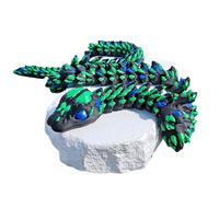 PhnkjGh 3D Printed Animals Flexible - Movable Snake Model - Realistic Design for Kids, Teens and Adults Easter Basket Stuffer Birthday Desk Decoration Home Decor