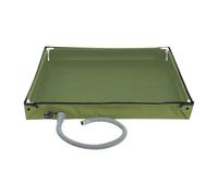 PhnkjGh Camping Shower Base,Shower Tent Tray | Portable Multifunctional Foldable Water Bucket for Travel Beach Bathhouse Tent Women Men Rv