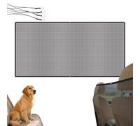 PhnkjGh Car Pet Barrier | Vehicle Safety Backseat Divider Mesh | Pet Car Divider Back Seat Barrier Net,for Pickups Sedan Trucks SUV Van Vehicles
